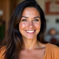 Professional headshot of Isabella Rossi, Master Colour Artisan