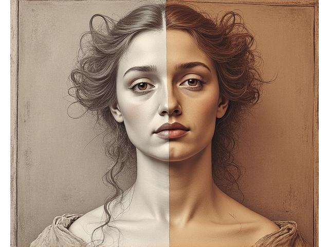 Infrared reflectography image revealing underdrawing beneath a painting